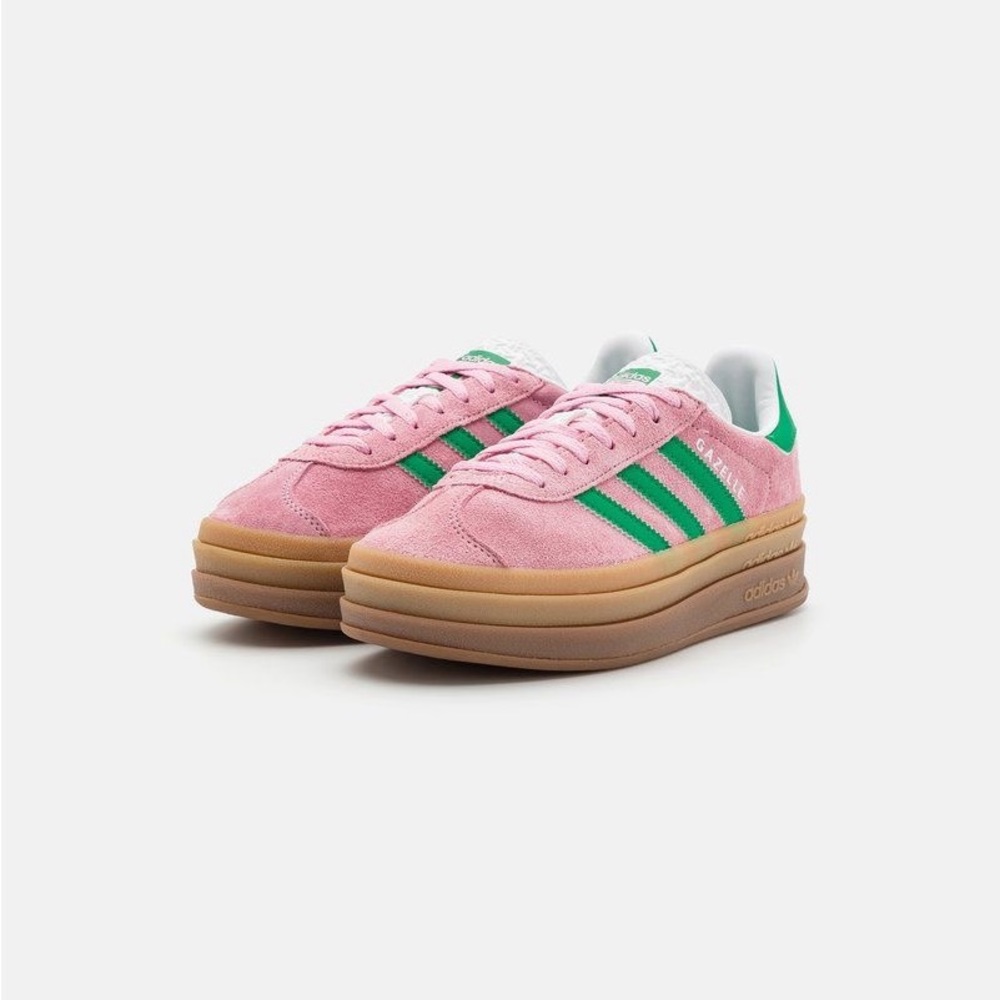 Adidas Gazelle Bold- Pinterest pink and green